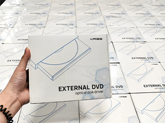 เครื่องเผาซีดีดีวีดีภายนอก USB 3.0 USB C CD-RW Drive DVD-RW Burner Writer Player