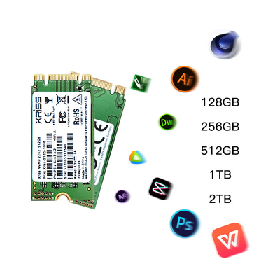 NVME Pcie M.2 SSD แฮร์ดดิสก์ภายใน 128GB 256GB 512GB 1TB 2TB อินเตอร์เฟซคู่