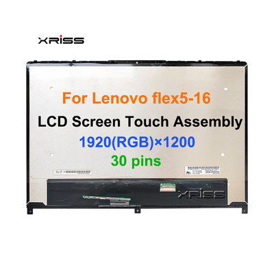 16หน้าจอสัมผัสขนาด 0.0 นิ้ว สําหรับ Lenovo IdeaPad Flex 5-16 ซีรีส์ Flex 5 16ALC7 16IAU7 การประกอบหน้าจอ FHD 1920x1080